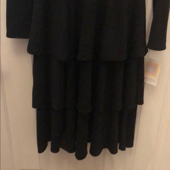 Lularoe small Georgia dress Solid Black NWT ! - Picture 3 of 4